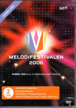 DVD Melodifestivalen 2006 - Sweden Mello - Eurovision - preselection RARE !